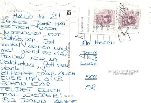 AK / Ansichtskarte Novigrad Fliegeraufnahme Novigrad