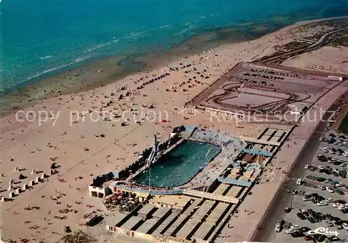 AK / Ansichtskarte Le_Touquet Paris Plage La piscine La plage Fliegeraufnahme Le_Touquet Paris Plage