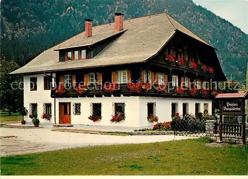 AK / Ansichtskarte Doebriach_Millstaettersee Pension Burgstallerhof Doebriach_Millstaettersee