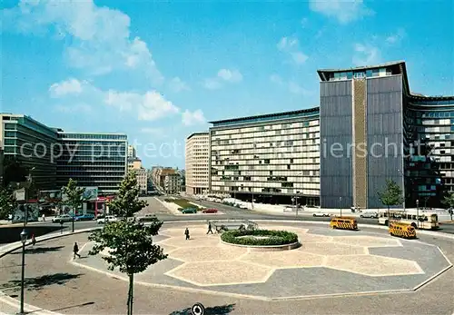 AK / Ansichtskarte Bruessel_Bruxelles Schumann Platz Bueros der Europaeischen Gemeinschaft Bruessel_Bruxelles