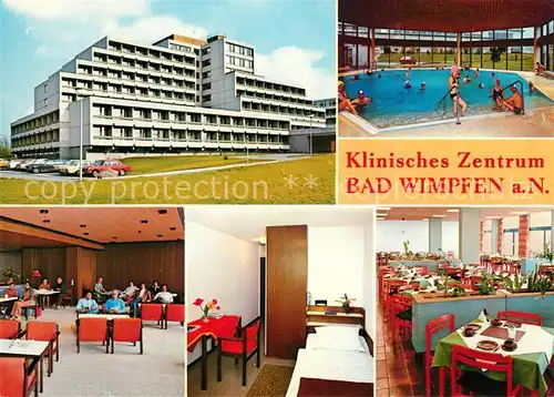 AK / Ansichtskarte Bad_Wimpfen Klinisches Zentrum Bad_Wimpfen