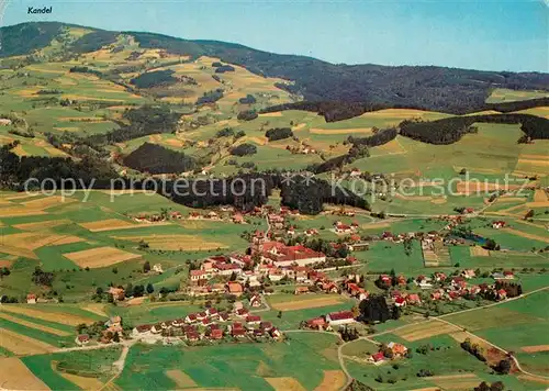 AK / Ansichtskarte St_Peter_Schwarzwald Fliegeraufnahme mit Kandel St_Peter_Schwarzwald