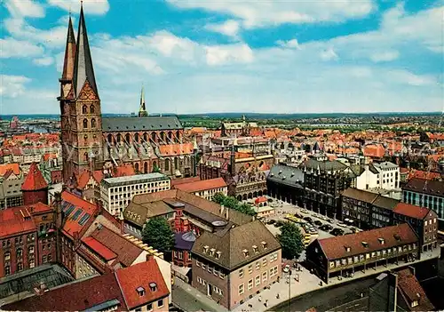 AK / Ansichtskarte Luebeck Marktplatz Marienkirche Luebeck