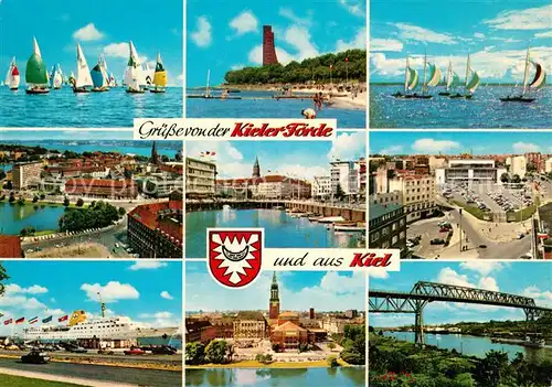 AK / Ansichtskarte Kiel Foerde Segelboote  Kiel
