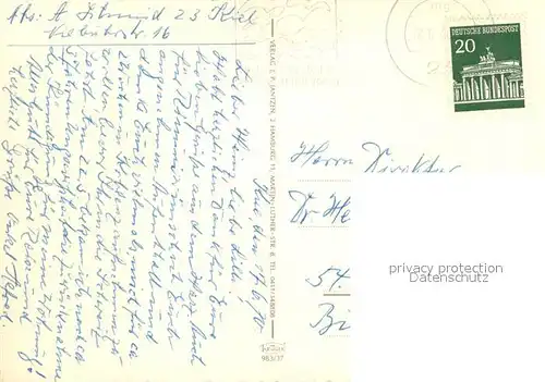 AK / Ansichtskarte Kiel Foerde Segelboote  Kiel