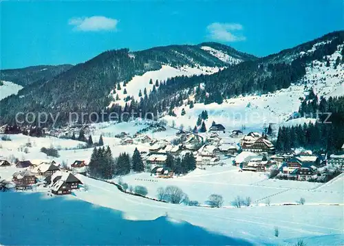 AK / Ansichtskarte Menzenschwand Fliegeraufnahme Haus Sonnhalde Menzenschwand