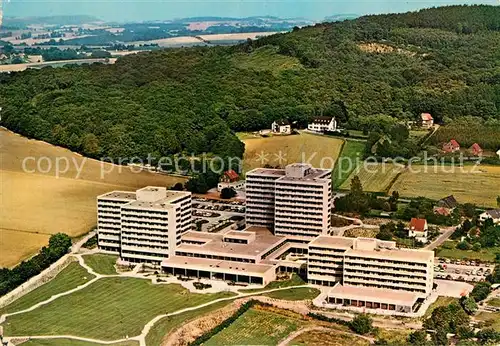 AK / Ansichtskarte Bad_Salzuflen Fliegeraufnahme Kliniken am Burggraben Bad_Salzuflen