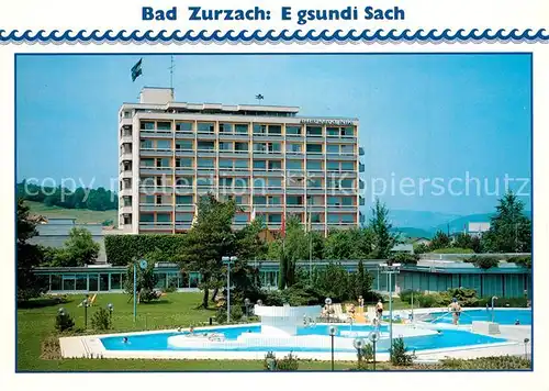 AK / Ansichtskarte Bad_Zurzach Thermalbad mit Rheumaklinik Bad_Zurzach