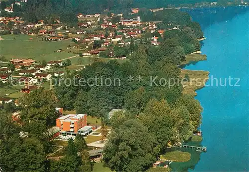AK / Ansichtskarte Magliaso Evangelisches Zentrum fuer Ferien und Bildung Luganersee Fliegeraufnahme Magliaso