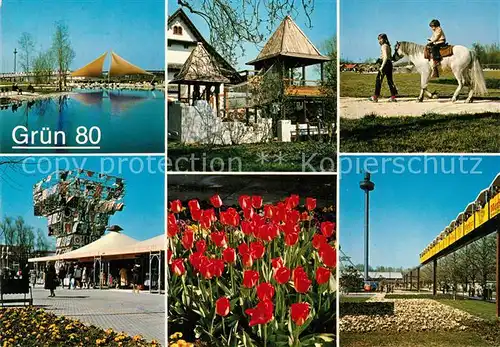 AK / Ansichtskarte Basel_BS 2. Schweizerische Ausstellung fuer Garten  und Landschaftsbau Gruen 80 Basel_BS