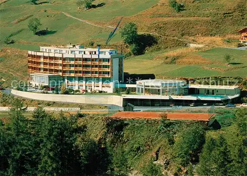 AK / Ansichtskarte Leukerbad Hotel Regina Terme Fliegeraufnahme Leukerbad
