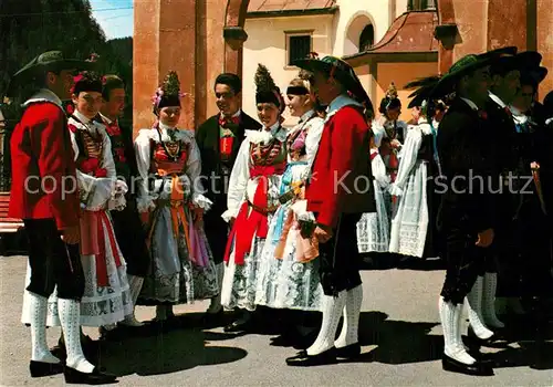 AK / Ansichtskarte Groeden_Tirol Groedner Trachten Groeden Tirol