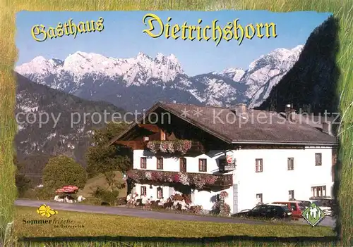 AK / Ansichtskarte Unken Gasthaus Dietrichshorn Sommerfrische Alpenblick Unken