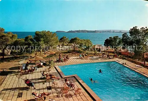 AK / Ansichtskarte Mallorca Hotel Punta Negra Swimming Pool Meerblick Mallorca