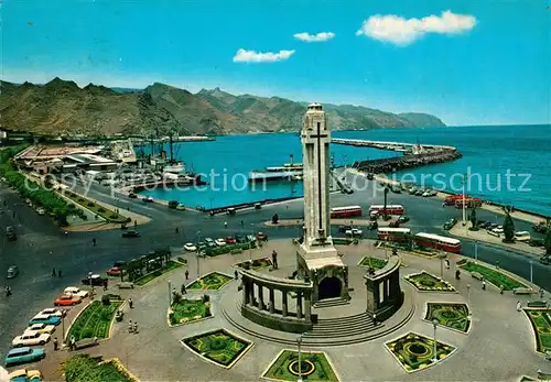 AK / Ansichtskarte Santa_Cruz_de_Tenerife Plaza de Espana Monumento Santa_Cruz_de_Tenerife