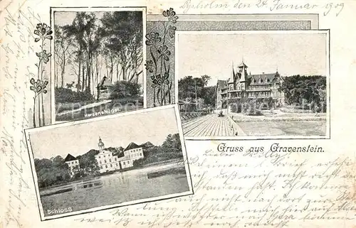 AK / Ansichtskarte Gravenstein Schloss Kurhaus Kerzenhuegel Gravenstein