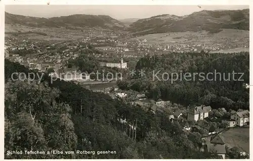 AK / Ansichtskarte Tetschen Bodenbach_Boehmen Schloss  Tetschen Bodenbach Boehmen