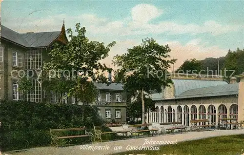 AK / Ansichtskarte Johannisbad_Riesengebirge Villenpartie Johannisbad_Riesengebirge