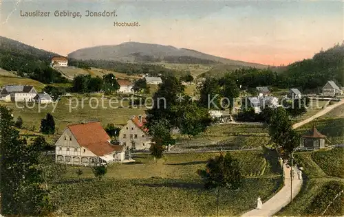 AK / Ansichtskarte Jonsdorf_Janov_u_Hrenska Lausitzer Gebirge Hochwald 