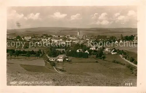 AK / Ansichtskarte Hof_Bruntal_Maehren Panorama Hof_Bruntal_Maehren