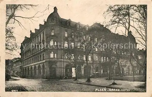 AK / Ansichtskarte Plzen_Pilsen Grand Hotel Plzen Pilsen