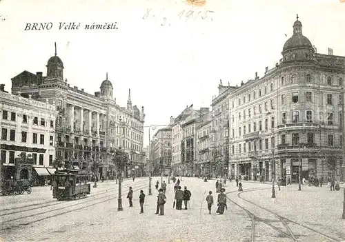 AK / Ansichtskarte Brno_Bruenn Velke namesti Brno_Bruenn