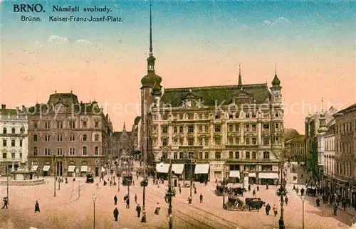 AK / Ansichtskarte Brno_Bruenn Kaiser Franz Josef Platz Brno_Bruenn