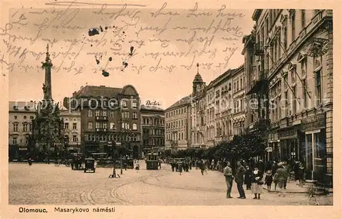 AK / Ansichtskarte Olomouc Masarykovo namsti Olomouc
