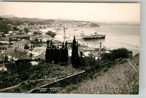 AK / Ansichtskarte Korfu_Corfu Hafen Korfu Corfu