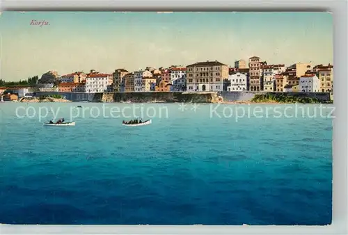 AK / Ansichtskarte Korfu Stadtpanorama Korfu