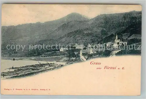 AK / Ansichtskarte Birnai_Elbe Hafen Panorama Birnai Elbe