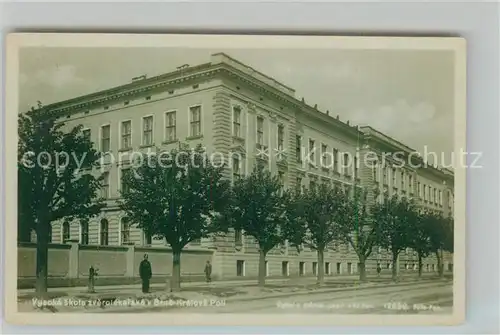 AK / Ansichtskarte Bruenn_Brno Koenigsfeld Tieraerztliche Hochschule Bruenn_Brno