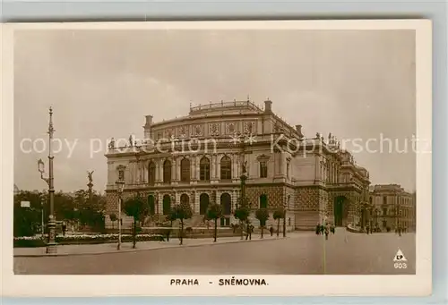 AK / Ansichtskarte Praha_Prahy_Prague Snemovna Praha_Prahy_Prague