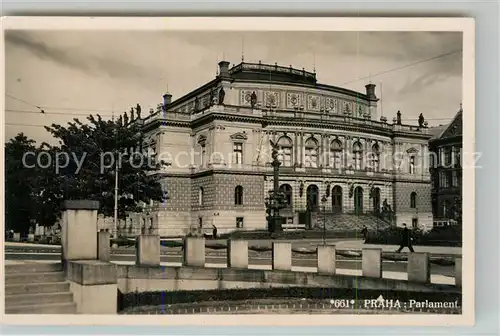 AK / Ansichtskarte Praha_Prahy_Prague Parlament Praha_Prahy_Prague