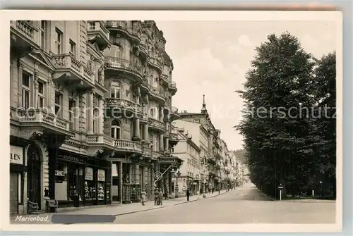 AK / Ansichtskarte Marienbad_Tschechien_Boehmen Stadtpanorama Marienbad_Tschechien