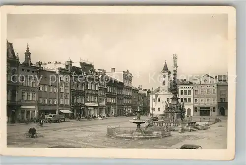 AK / Ansichtskarte Broumov Brunnen Denkmal Stadtansicht Broumov