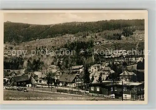 AK / Ansichtskarte Ober Schreiberhau Weissbachtal Sanatorium Hochstein Ober Schreiberhau