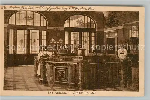 AK / Ansichtskarte Bad_Altheide Grosser Sprudel Bad_Altheide