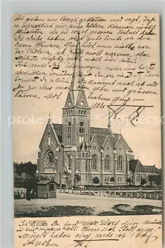 AK / Ansichtskarte Dwinsk Lutherische Kirche Dwinsk
