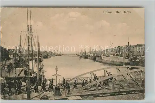 AK / Ansichtskarte Libau Hafen Libau