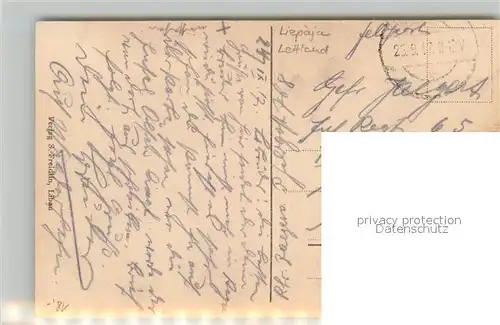 AK / Ansichtskarte Libau Hafen Libau