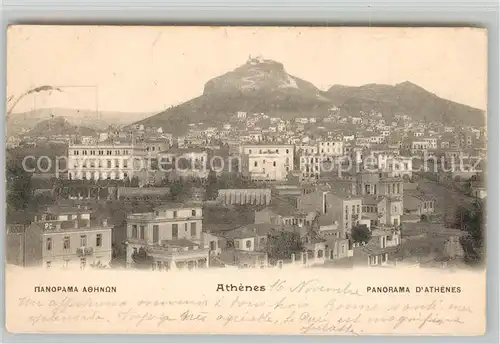 AK / Ansichtskarte Athen_Griechenland Panorama Athen_Griechenland