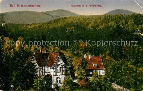 AK / Ansichtskarte Bad_Sachsa_Harz Katzental Ravensberg Bad_Sachsa_Harz