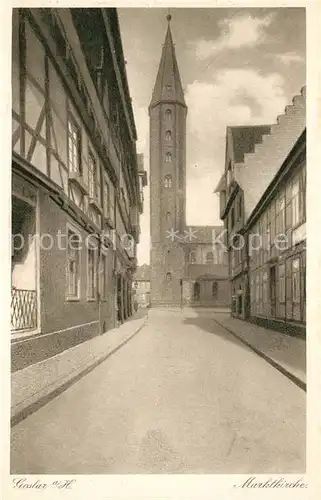 AK / Ansichtskarte Goslar Marktkirche Goslar