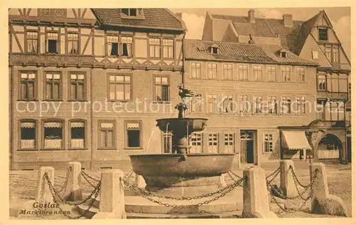 AK / Ansichtskarte Goslar Marktbrunnen Goslar