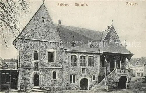 AK / Ansichtskarte Goslar Rathaus Goslar