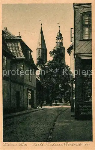 AK / Ansichtskarte Goslar Marktkirche Breitenstrasse Goslar