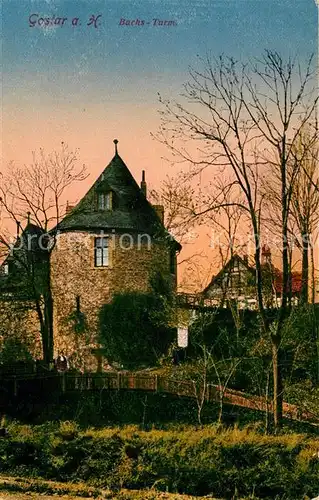 AK / Ansichtskarte Goslar Bachs Turm Goslar