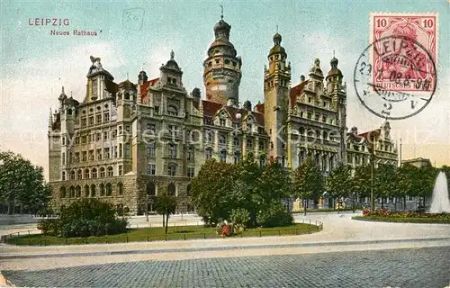 AK / Ansichtskarte Leipzig Neues Rathaus Leipzig