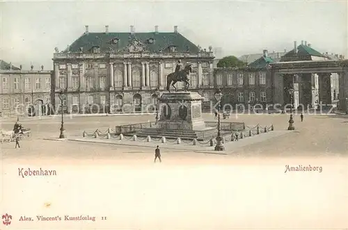 AK / Ansichtskarte Kobenhavn Amalienberg Kobenhavn